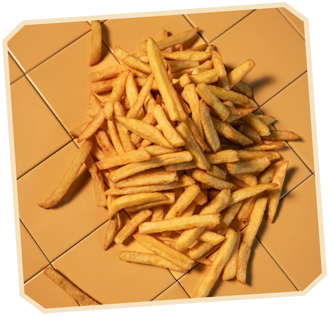 Frites fraîches dorées 140°